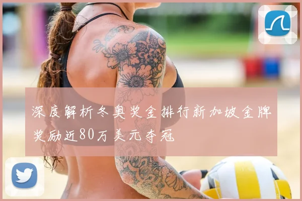 深度解析冬奥奖金排行新加坡金牌奖励近80万美元夺冠